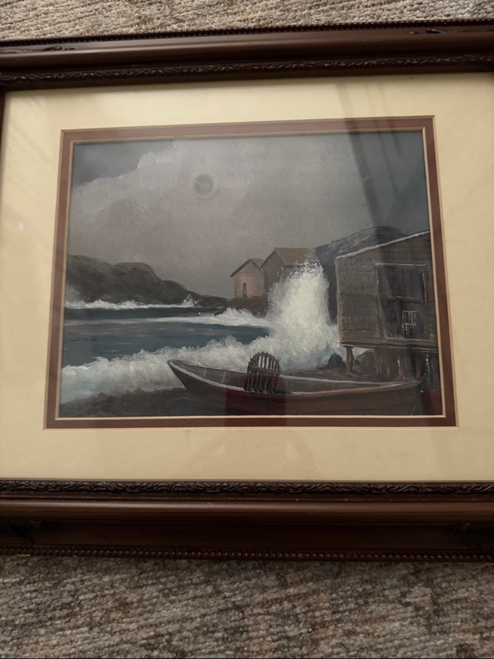 17x14” Wood Framed Print with glass cover